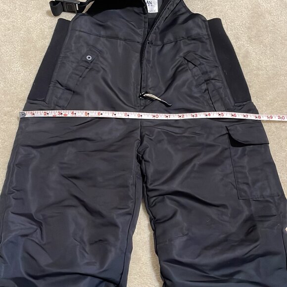 Magellan Outdoors Ski Snow Pants Bibs Overalls Jumper Black Youth Size Small - Picture 11 of 12
